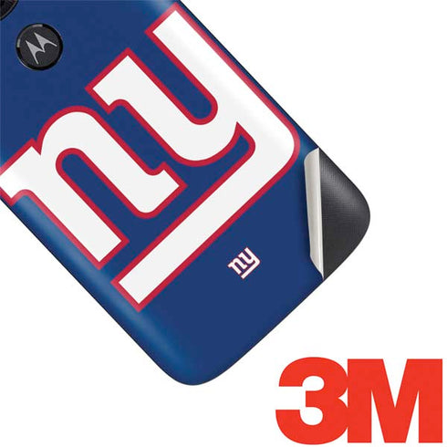 NFL New York Giants Large Logo Moto E5 Play Skin
